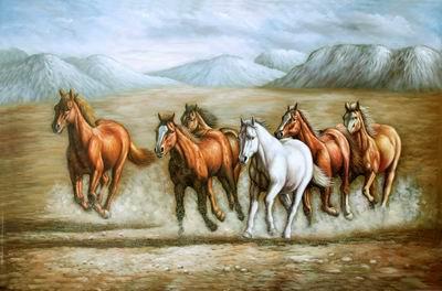 unknow artist Horses 054 oil painting picture